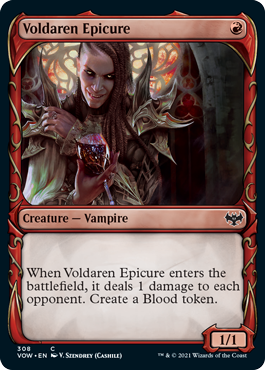 【ENG】【Foil】■ショーケース■《ヴォルダーレンの美食家/Voldaren Epicure》[VOW]