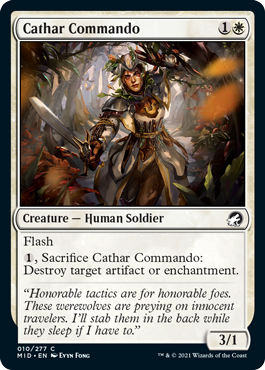 【ENG】《聖戦士の奇襲兵/Cathar Commando》[MID]