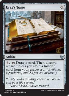 【ENG】【Foil】《ウルザの秘本/Urza's Tome》[DOM]