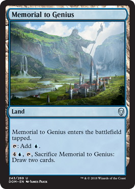【ENG】【Foil】《天才の記念像/Memorial to Genius》[DOM]