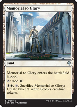 【ENG】【Foil】《名誉の記念像/Memorial to Glory》[DOM]