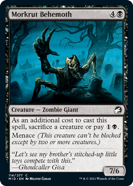 【ENG】【Foil】《モークラットのビヒモス/Morkrut Behemoth》[MID]