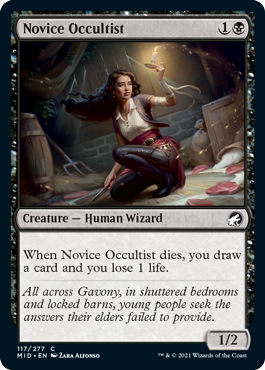 【ENG】【Foil】《新米密教信者/Novice Occultist》[MID]