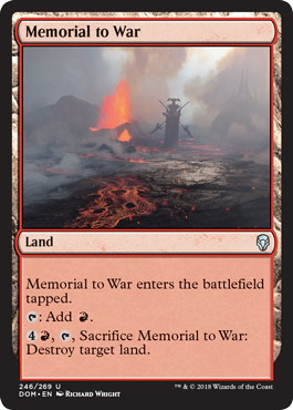 【ENG】【Foil】《闘争の記念像/Memorial to War》[DOM]
