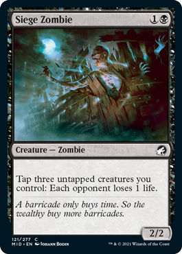 【ENG】【Foil】《包囲ゾンビ/Siege Zombie》[MID]