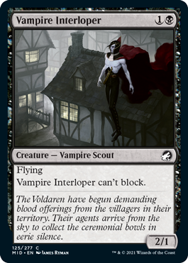 【ENG】【Foil】《吸血鬼の侵入者/Vampire Interloper》[MID]