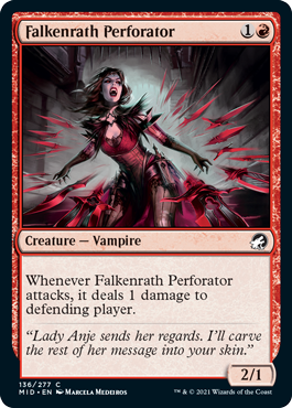 【ENG】【Foil】《ファルケンラスの打ち抜く者/Falkenrath Perforator》[MID]
