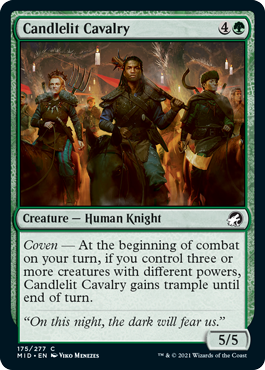 【ENG】【Foil】《蝋燭明かりの騎兵/Candlelit Cavalry》[MID]