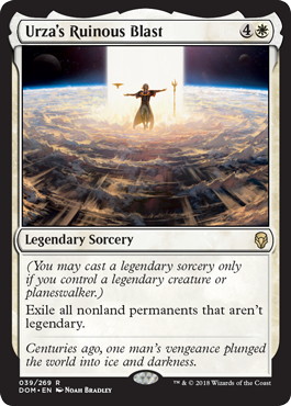 【ENG】《ウルザの殲滅破/Urza's Ruinous Blast》[DOM]