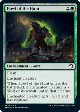 【ENG】【Foil】《狩りの遠吠え/Howl of the Hunt》[MID]