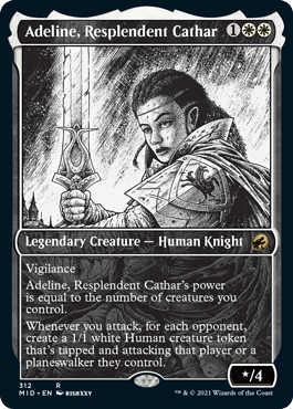 【ENG】■ショーケース■《輝かしい聖戦士、エーデリン/Adeline, Resplendent Cathar》[MID]