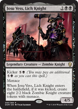 【ENG】《リッチの騎士、ジョス・ヴェス/Josu Vess, Lich Knight》[DOM]