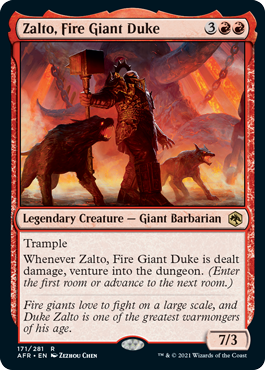 【ENG】《ファイヤー・ジャイアントの公爵、ザルトー/Zalto, Fire Giant Duke》[AFR]