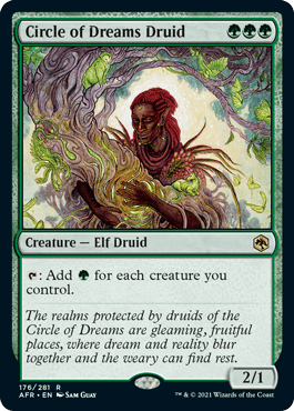 【ENG】《夢の円環のドルイド/Circle of Dreams Druid》[AFR]