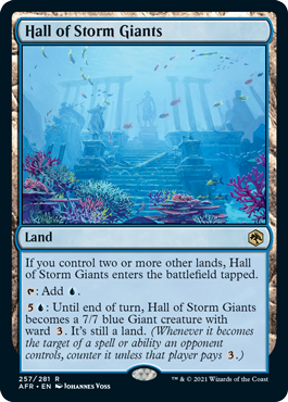 【ENG】【Foil】《ストーム・ジャイアントの聖堂/Hall of Storm Giants》[AFR]
