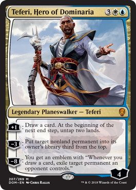 【ENG】《ドミナリアの英雄、テフェリー/Teferi, Hero of Dominaria》[DOM]
