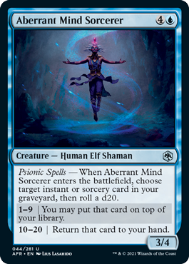 【ENG】《精神異常のソーサラー/Aberrant Mind Sorcerer》[AFR]