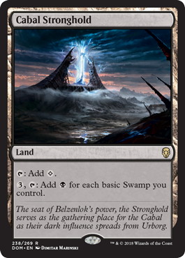 【ENG】《陰謀団の要塞/Cabal Stronghold》[DOM]
