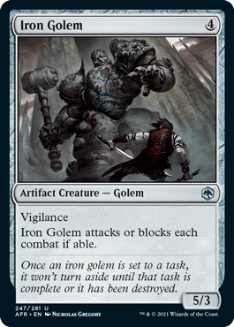 【ENG】《アイアン・ゴーレム/Iron Golem》[AFR]