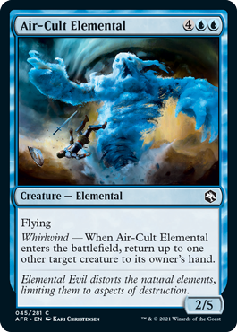 【ENG】《大気教団の精霊/Air-Cult Elemental》[AFR]