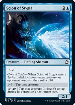 【ENG】【Foil】《ステュギアの末裔/Scion of Stygia》[AFR]