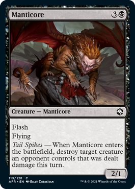 【ENG】【Foil】《マンティコア/Manticore》[AFR]