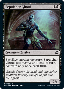 【ENG】【Foil】《墓所のグール/Sepulcher Ghoul》[AFR]