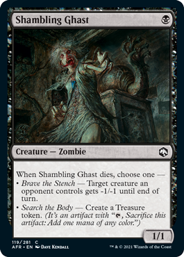 【ENG】【Foil】《よろめく怪異/Shambling Ghast》[AFR]