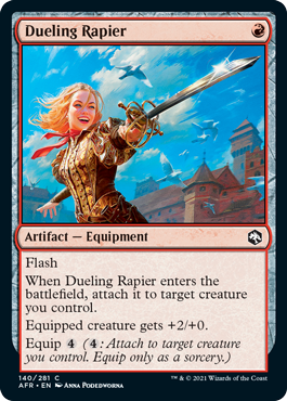 【ENG】【Foil】《決闘のレイピア/Dueling Rapier》[AFR]
