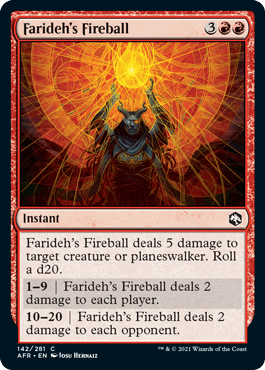 【ENG】【Foil】《ファリダの火の玉/Farideh's Fireball》[AFR]