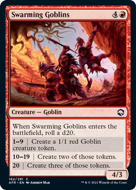 【ENG】【Foil】《群がるゴブリン/Swarming Goblins》[AFR]