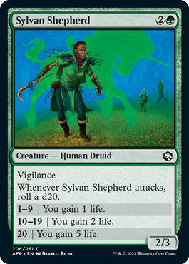 【ENG】【Foil】《森の導き手/Sylvan Shepherd》[AFR]