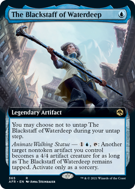 【ENG】■拡張アート■《ウォーターディープの黒杖/The Blackstaff of Waterdeep》[AFR]