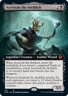 【ENG】■拡張アート■《アーチリッチ、アサーラック/Acererak the Archlich》[AFR]