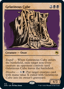 【ENG】■ショーケース■《ゼラチナス・キューブ/Gelatinous Cube》[AFR]