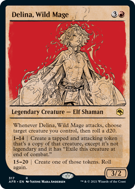 【ENG】■ショーケース■《暴走魔導士、デリーナ/Delina, Wild Mage》[AFR]