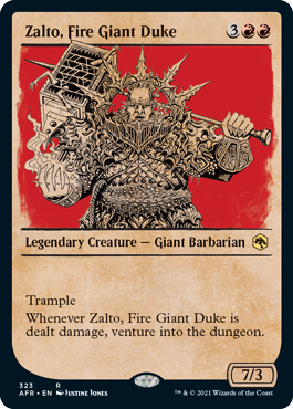 【ENG】■ショーケース■《ファイヤー・ジャイアントの公爵、ザルトー/Zalto, Fire Giant Duke》[AFR]