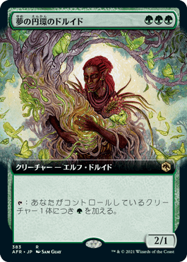 【JPN】■拡張アート■《夢の円環のドルイド/Circle of Dreams Druid》[AFR]