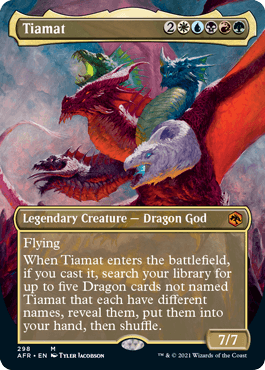 【ENG】【Foil】■ボーダーレス■《ティアマト/Tiamat》[AFR]