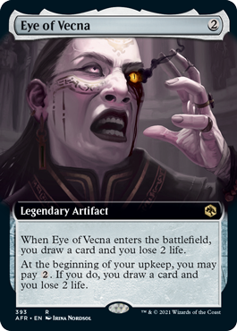 【ENG】【Foil】■拡張アート■《アイ・オヴ・ヴェクナ/Eye of Vecna》[AFR]