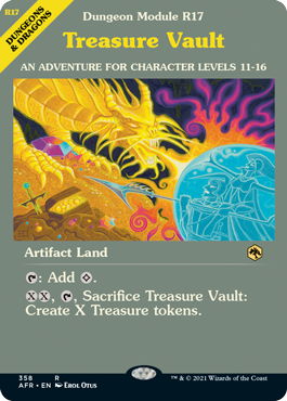 【ENG】【Foil】■ショーケース■《宝物庫/Treasure Vault》[AFR]