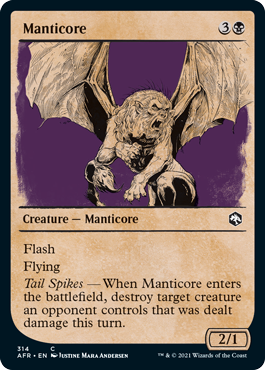 【ENG】【Foil】■ショーケース■《マンティコア/Manticore》[AFR]