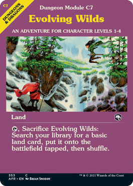 【ENG】【Foil】■ショーケース■《進化する未開地/Evolving Wilds》[AFR]