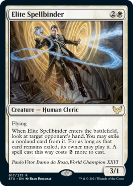【ENG】【Foil】《精鋭呪文縛り/Elite Spellbinder》[STX]