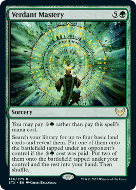 【ENG】【Foil】《新緑の熟達/Verdant Mastery》[STX]