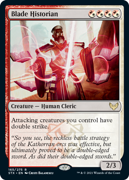 【ENG】【Foil】《刃の歴史家/Blade Historian》[STX]