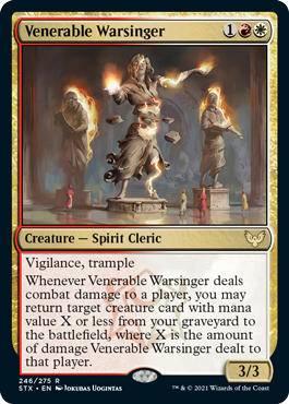 【ENG】《尊い戦歌い/Venerable Warsinger》[STX]