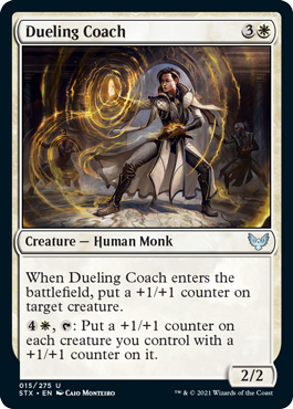 【ENG】【Foil】《決闘の指導者/Dueling Coach》[STX]