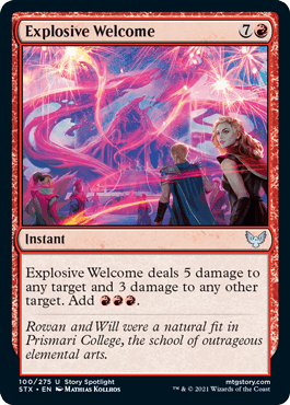 【ENG】【Foil】《爆発的歓迎/Explosive Welcome》[STX]