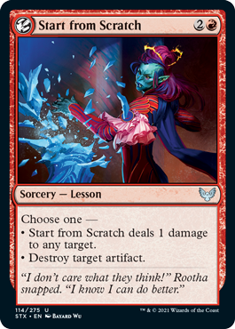 【ENG】【Foil】《ご破算/Start from Scratch》[STX]